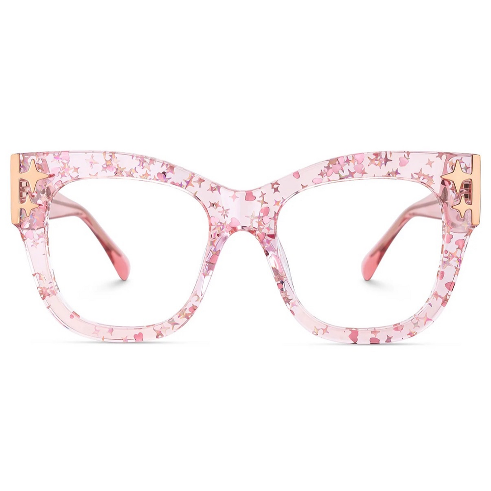 Unknown Brand New Sparkly Pink Glasses - Picture 1 of 4